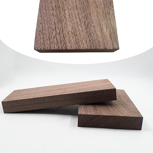2 PCS Walnut Lumber 7/8'' x 4'' x 8'' Unfinished Walnut Wood Sheets Walnut Board for Crafts, Scroll Saw, Woodworking, School DIY Projects, Laser KeaJuidy