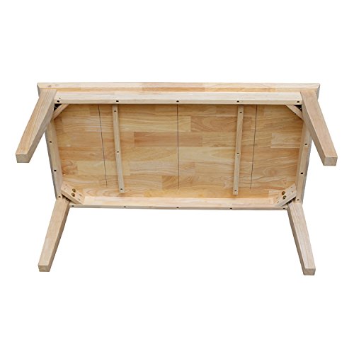 International Concepts Tall Shaker Coffee Table, Unfinished IC International Concepts