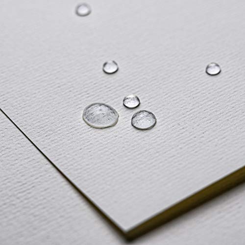 GenCrafts Watercolor Paper Pad 2 Pack - A4 8.3x11.7" - 60 Sheets Total (140lb/ 300gsm) - Cold Press Acid Free Art Sketchbook Pad for Painting & GenCrafts