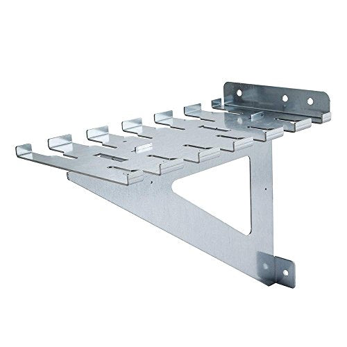 Rockler HD Pipe Clamp Rack – Rack Helps to Store Heavy Duty Clamps – 12 Gauge Galvanized Steel Pipe Clamps – Store Full Rack of Clamps up to 60” Long WoodArtSupply