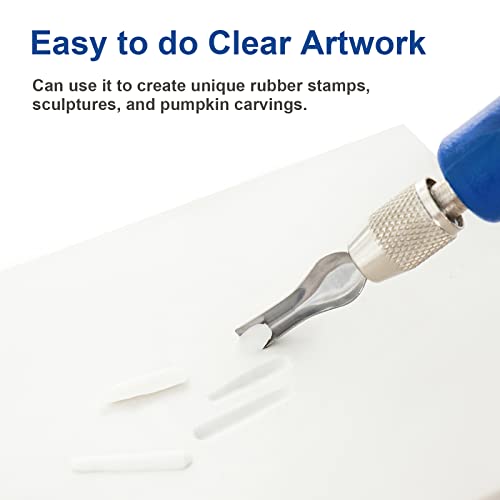 Falling in Art Linoleum Block Cutters - 6 Different Shaped Lino Cutters, Assorted Blades for Printmaking, Precision Carvings(2 Set) Falling in Art