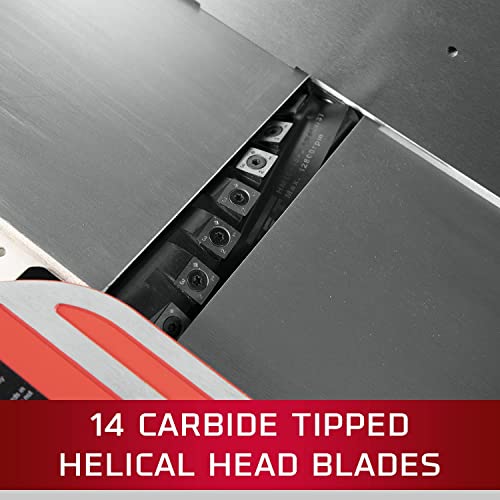 JET 6-Inch Benchtop Jointer, Helical Head, 1Ph 115V (JJ-6HHBT) Jet