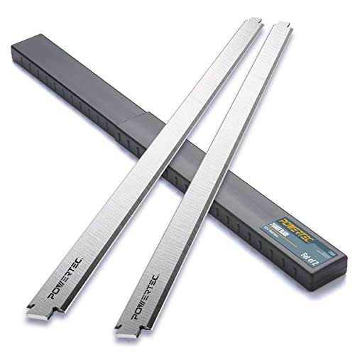 POWERTEC 13 Inch Planer Blades for Ryobi AP1301 Planer, Replacement for AC8630 Planer Knives, Set of 2 (12826) POWERTEC