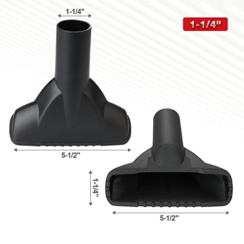 Shop-Vac 3-Piece Nozzle Kit, 1-1/4 Inch Diameter Wet/Dry Nozzle, Includes Gulper Nozzle, Crevice Tool and Universal Nozzle Shop-Vac