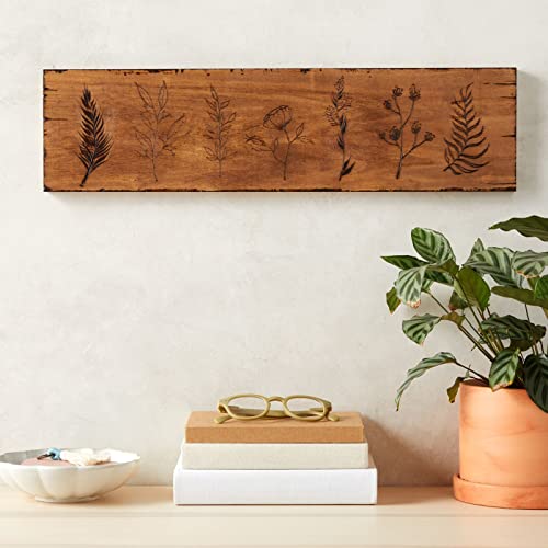 4 Pack Unfinished Wood Panels for Painting, DIY, Arts and Crafts, Deep Cradle Boards, 6x23 Inch Wood Canvas, Blank Wooden Sign for Wall, Home, Bright Creations