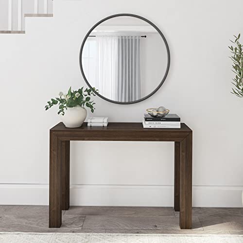 Plank+Beam Modern Solid Wood Console Table, 46.25 Inch, Sofa Table, Narrow Entryway Table for Hallway, Behind The Couch, Living Room, Foyer, Easy Plank+Beam