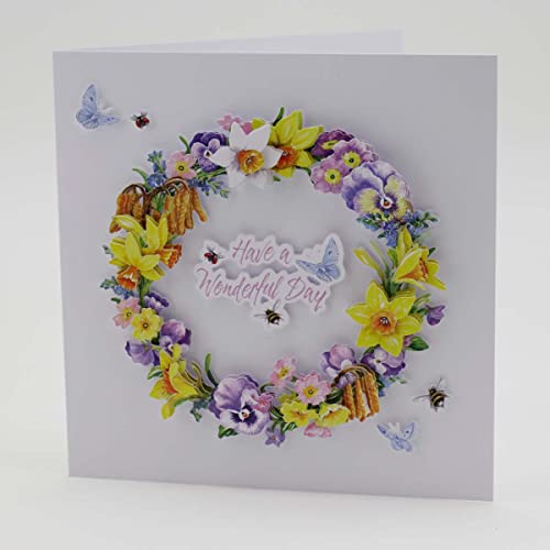 Katy Sue Spring & Easter Paper Tole 3D Die Cut Decoupage Pack. Contains 12 Die-Cut Sheets in Letter Size (4 Designs, 3 Copies of Each Design) - for Katy Sue
