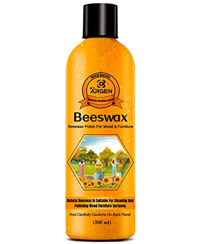 CARGEN Beeswax Furniture Wood Polish - Wood Seasoning Beeswax Oil for Wood Natural Wood Polish and Conditioner Restore A Finish 300ML Christmas CARGEN