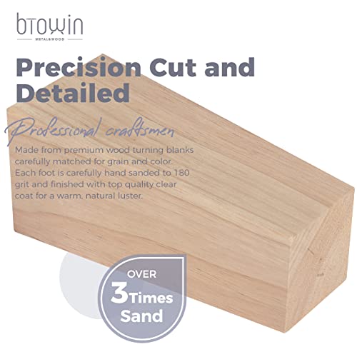 4 inch Solid Wood Furniture Legs, Btowin 4Pcs Mid Century Modern 4inch (10cm) BN1207112 04 10/z18 0 Btowin