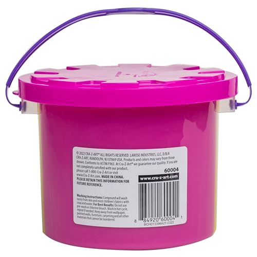 CRA-Z-Slimy Bucket Tricolor Rainbow 48 OZ Cra-Z-Slime
