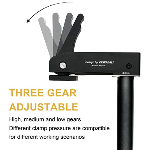 2Pack Bench Dog Clamps Bench Dog Hold Down Clamp 3/4’’Bench Dogs Fit Tall Work-piece Quick Fix & Release For Dog Hole Workbench MFT Clamps (19mm ViewReal