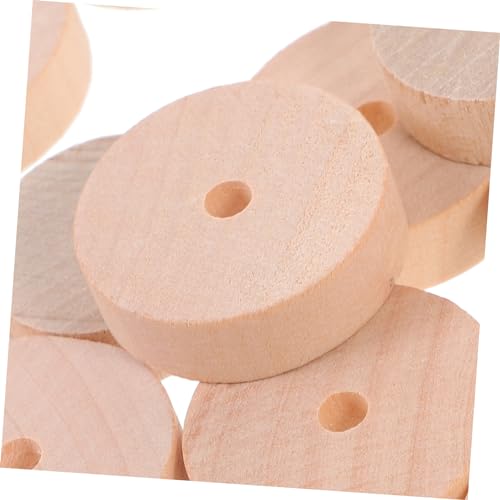 Vaguelly 1 Set Wooden Wheel Wood Craft Wheels Wooden Toy Wheels Spoked Toy Wheels Crafts Toy Wheels Mini DIY Car Models an Fittings Art Craft Vaguelly