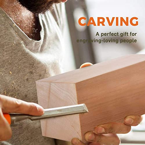 Thiecoc 6 Pcs Basswood Carving Blocks 6x2x2 Inch Basswood for Wood Carving Wood Craft Wood Blocks for Whittling Wood Thiecoc