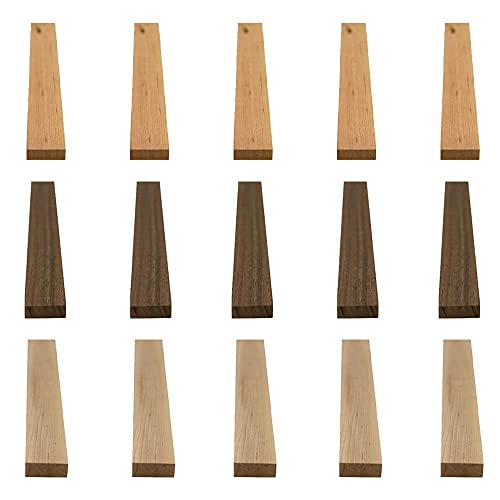 Exotic Wood Zone's 3/4" x 2" x 24" Combination of 5 Walnut, 5 Cherry, and 5 Maple - 15 Boards per Box Exotic Wood Zone