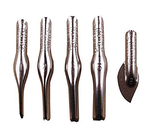 Speedball Linoleum Cutter Assortment, 5 Assorted Cutters Speedball