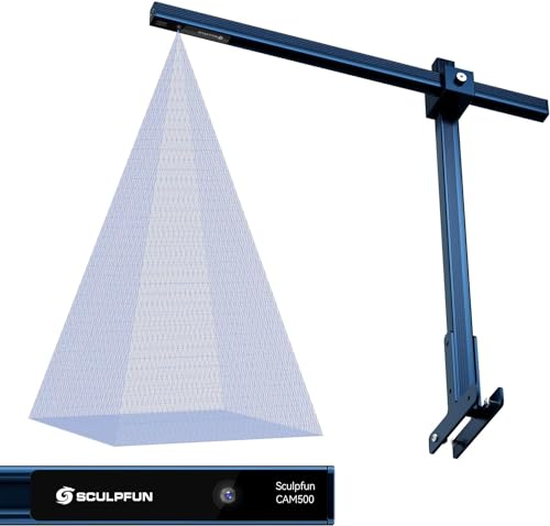 SCULPFUN CAM500 Lightburn Camera,Precise Positioning Lightburn Camera for Laser Engraver,HD Rrecording,Batch Engraving,Image Ttracing,Working Range SCULPFUN