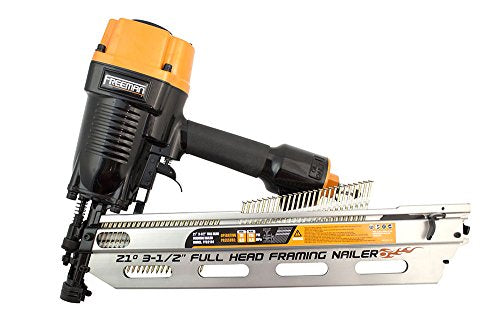 Freeman P9PCK Complete Pneumatic Framing and Finishing Nailer and Stapler Kit with Bags and Fasteners (9-Piece) Freeman