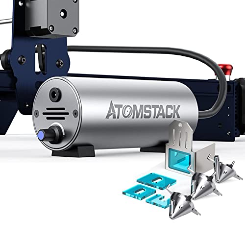 ATOMSTACK Air Assist, Laser Engraver Air Assist Kit for ATOMSTACK S10 PRO/X7 PRO/A10 PRO/A5 PRO Removing Smoke and Dust with 10-30L/Min Airflow, Low ATOMSTACK