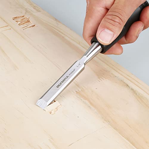 Olympia Tools Regular Pattern 0.5-Inch Blade Wood Chisel, 30-112 Olympia Tools