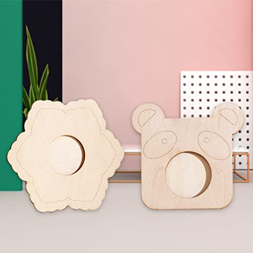 ARTIBETTER 6pcs Wooden Blank Photo Frame Unfinished Wood Photo Frame DIY Painting Photo Frame Painting Craft Kit Unfinished Photo Frame DIY Photo ARTIBETTER