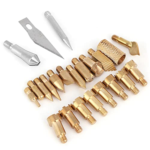 Bits,Wood Burning Tips Only,Wood Burning Tips Only,Walnut Hollow Wood Burning Tips,Walnut Hollow Tips 23Pcs Craft Wood Burning Pen Tips Stencil Tbest