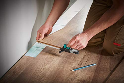 wolfcraft “Fitting Laminate and Design Flooring” Success Kit I 6976000 I Complete set consisting of universal angle & try square, contour gauge and wolfcraft