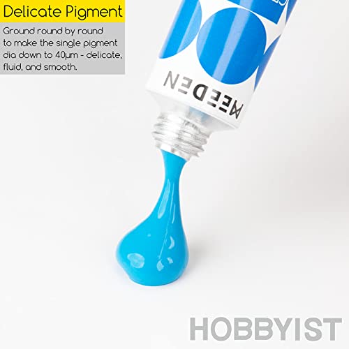 MEEDEN Gouache Paint Set, Non-Toxic 24 x 12ml/0.4oz Water-Based Gouache Tubes Paints for Canvas & Paper, Art Supplies for Artist, Adults, Kids, MEEDEN