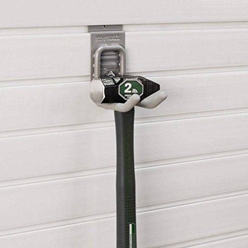 StoreWALL Heavy Duty Universal Slatwall Double Hook with CamLok (Pack of 4) StoreWALL