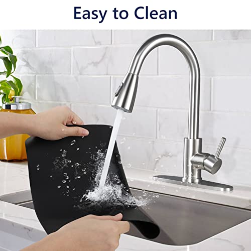 Gartful 2 Pack Silicone Crafting Mats, 15.7" x 11.8" Silicone Mat for Crafts, Large Heat Resistant Sheet for Jewelry Casting, Epoxy Resin, Painting, Gartful