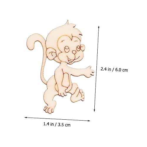 EXCEART 20pcs Gift Accessories Round Wood Chips Paper Cut Desk Topper Cutting Statuette Wooden Ornaments Unfinished Wood Chips Dining Table Decor EXCEART