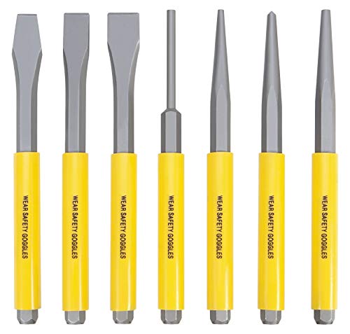 Performance Tool W7510 7pc Punch and Chisel Set Performance Tool
