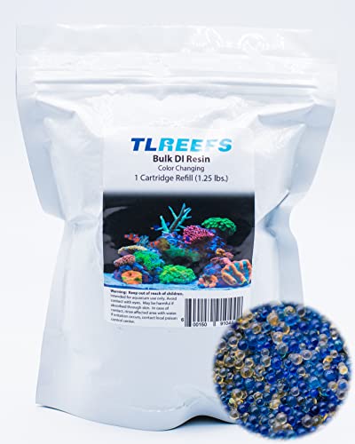 TL Reefs Deionization DI Resin Mixed Bed Color Changing 1.25lb (1 Piece) TL Reefs