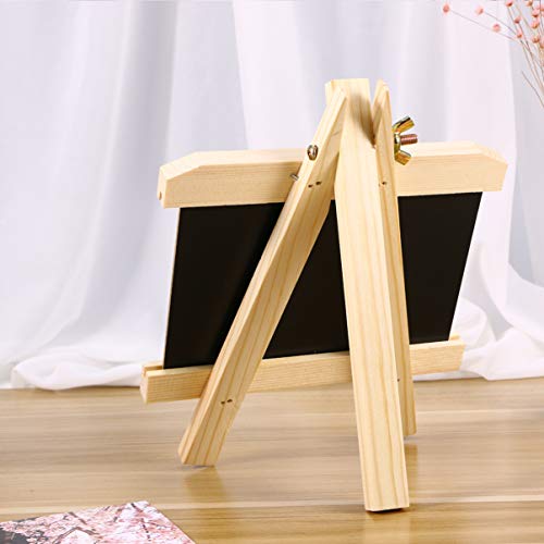 DECHOUS 2pcs Photo Display stand table Photo Frame unfinished wood braces kit wood Photo Frame wedding photo frame mini photo easel photo collage kit DECHOUS