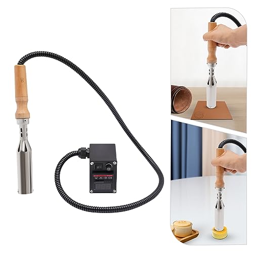 VPABES 300W Electric Branding Iron for Wood and Leather Crafts with Adjustable Digital Temperature VPABES