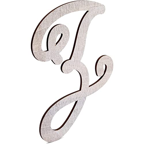 13-Inch Unfinished Wooden Monogram Letter Z, Rustic-Style Home Decor, Paintable Wood Alphabet Letters for Custom Signs, Party Decorations, Crafting Bright Creations