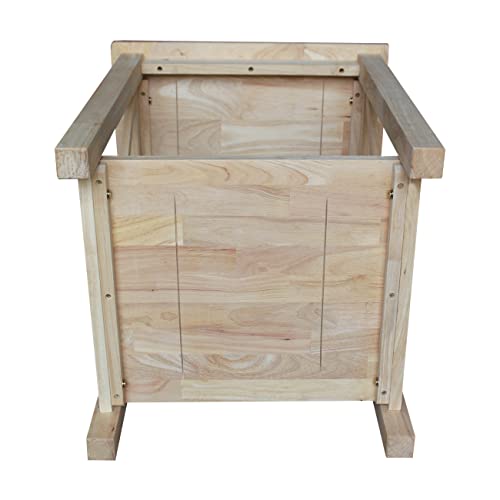 International Concepts Hampton End Table, Unfinished IC International Concepts