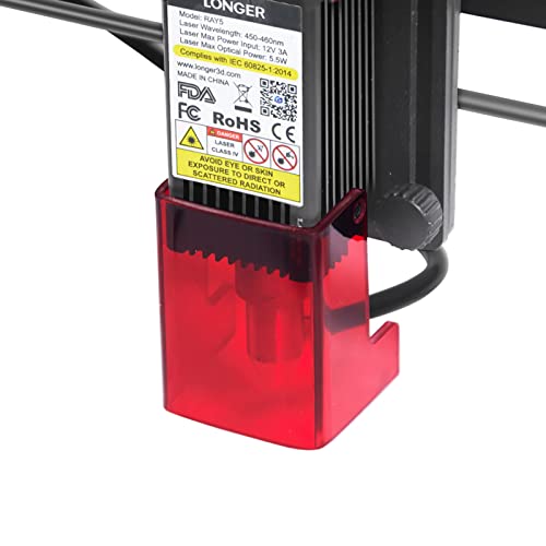 Longer Cutting Engraving Machine Air Assist Remove Smoke and Dust for Ray5 10W/20W Laser Engraver Longer