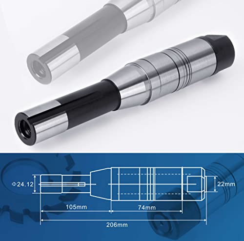 DP16 PA14-1/2 Involute Gear Cutter - Bore22 O.D.55 No.1-8 Gear Cutters with 22mm R8 Shank Milling Arbor Gear Mill Cutter Holder - Lathe CNC Cutting IWONGO