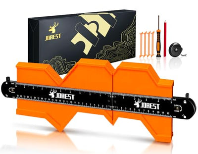 JOREST Christmas Gifts Unique for Father Dad Husband Carpenter, Connectable Contour Gauge, Stocking Stuffers Ideas for Adults Men, Super Profile