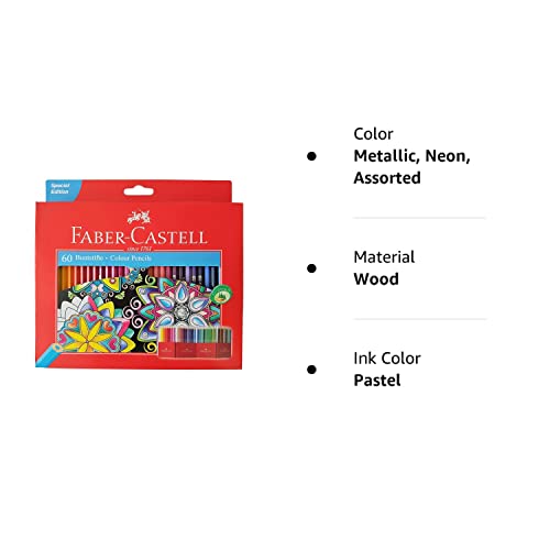 Faber Castell Premium Color Pencils, 60 colour Faber-Castell