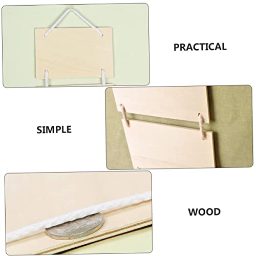 MAGICLULU 3pcs Drawing Board Unfinished Wooden Board Graffiti Wood Sign Engraving Wooden Plaques DIY Wood Pallet Sign DIY Banner Kids Handmade MAGICLULU