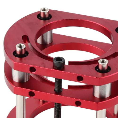 Router Lift Base | 4 Jaw Clamping Router Table Lifting System Base | Aluminum Alloy & Stainless Steel | Woodworking Tool for 64-66mm Diameter Motors Sorandy