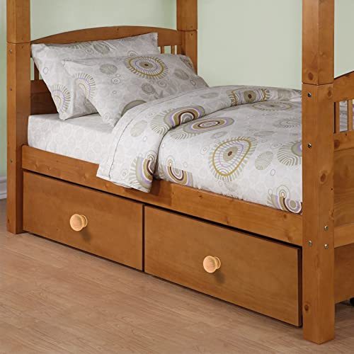 Uenhoy 30 Pcs Round Wooden Cabinet Knobs 1-1/8" (28mm) Unfinished Wooden Pulls Knobs Mushroom Shape Wood Knobs for Cabinet Dresser Drawer Uenhoy