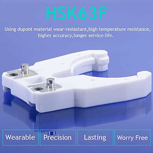 HOZLY 10PCS/Lot HSK 63F Tool Holder Clamp ABS Flame Proof Rubber Claw for CNC Machine HOZLY