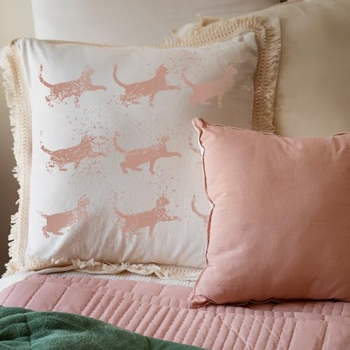 Laser Unfinished Cut Out Wood Cat Wood Shape Craft Supply Laser Unfinished Cut Cat Cut Out 1/4 Inch Thickness, Size 5" Ornament for DIY Craft Rubstamper