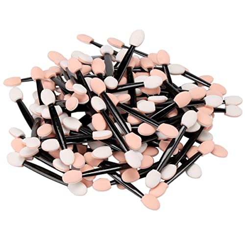 Akstore Disposable Dual Sides Eye Shadow Sponge Applicator Eyeshadow Brushes Makeup Brush (30PCS-Black) Akstore
