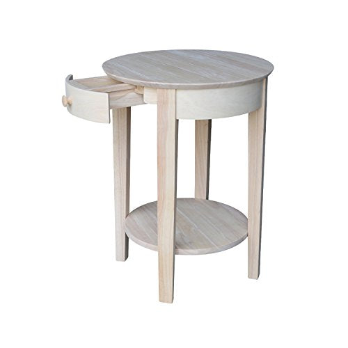 International Concepts Accent Table, Unfinished IC International Concepts