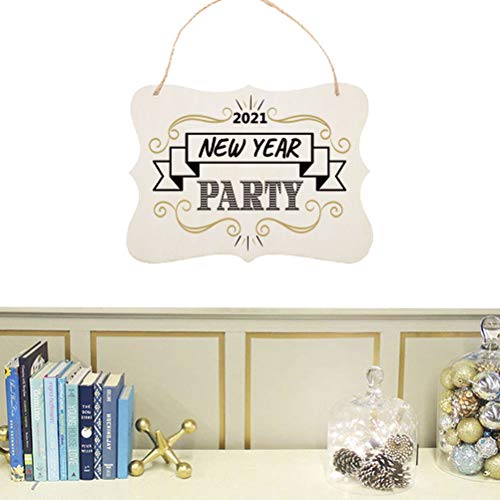 JANOU 3pcs Unfinished Wood Sign Blank Hanging Wooden Plaque DIY Craft Project Wood Sign with Rope Door Wall Art Decorative, Style 1, 9x6.5'' JANOU