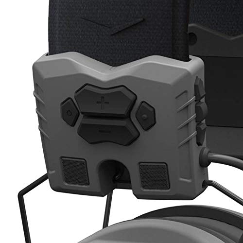 Walker's XCEL 500BT Electronic Active Shooting Hearing Protection & Enhancement Earmuffs w/ 4 Listening Modes & Bluetooth Connectivity, Gray (2 Pack) Walker's