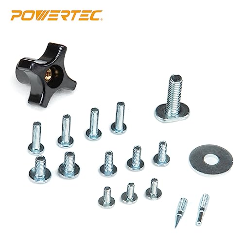 POWERTEC 71637 Universal Pro Router Circle Cutting Jig, Cutting Range of 10” to 53” POWERTEC